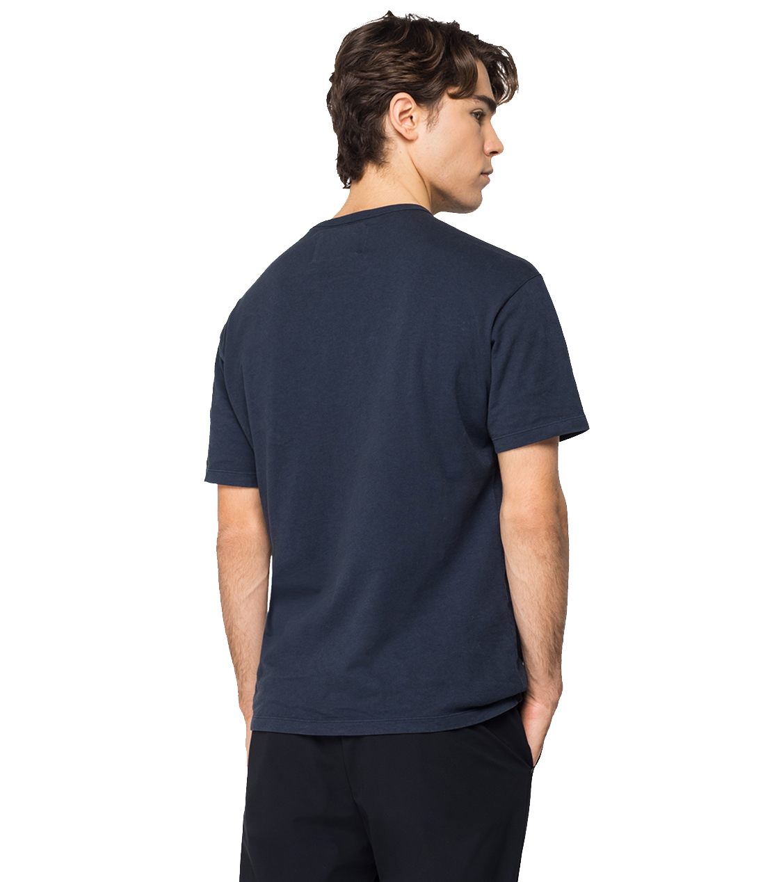 サルトリアーレ　ガーメントダイコットンジャージーTシャツ 詳細画像 ブルー 2